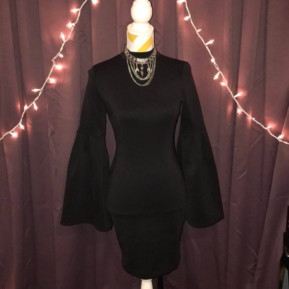 LS Luba pleated SLV Dress